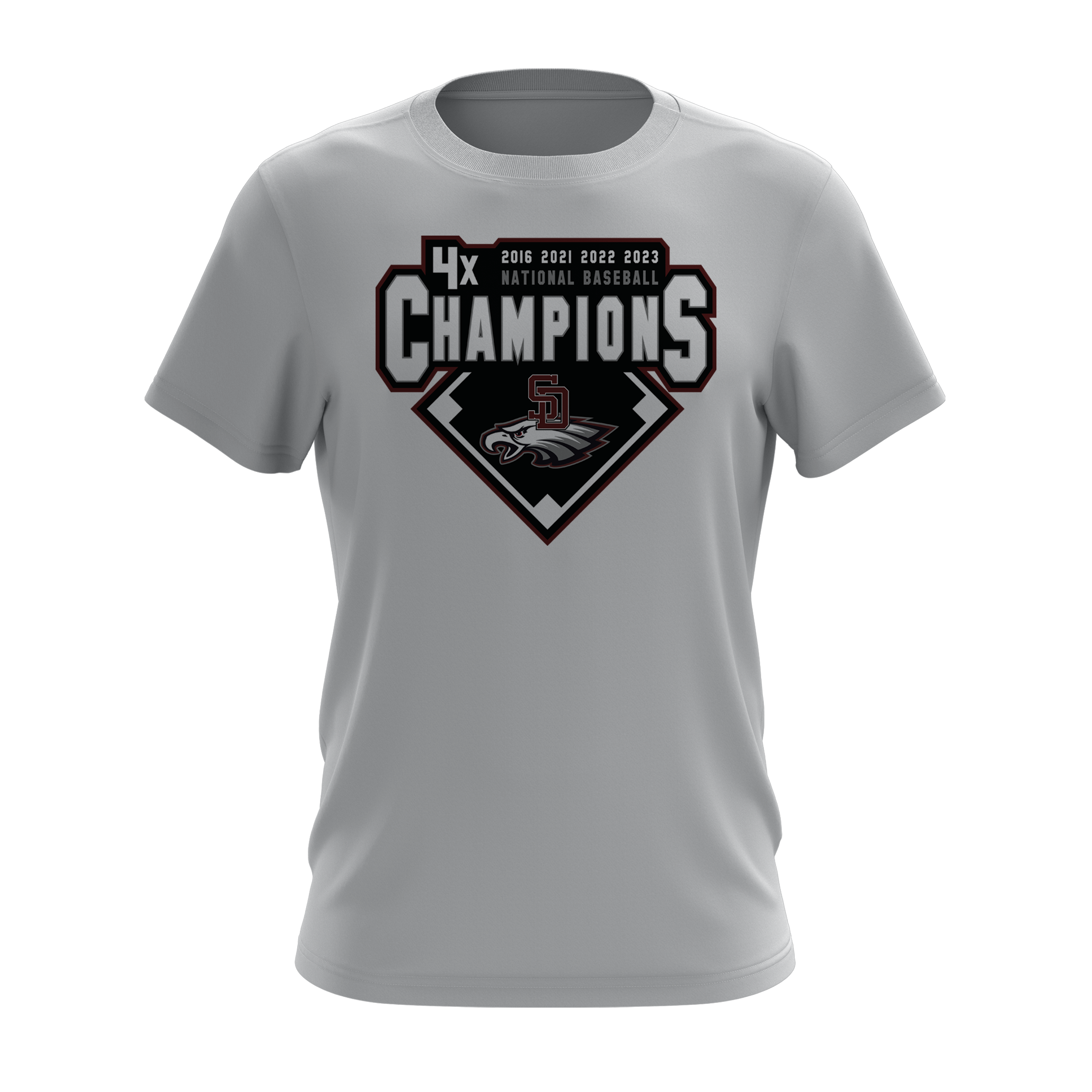 Stoneman Douglas 4x National Champions Logo Shirt