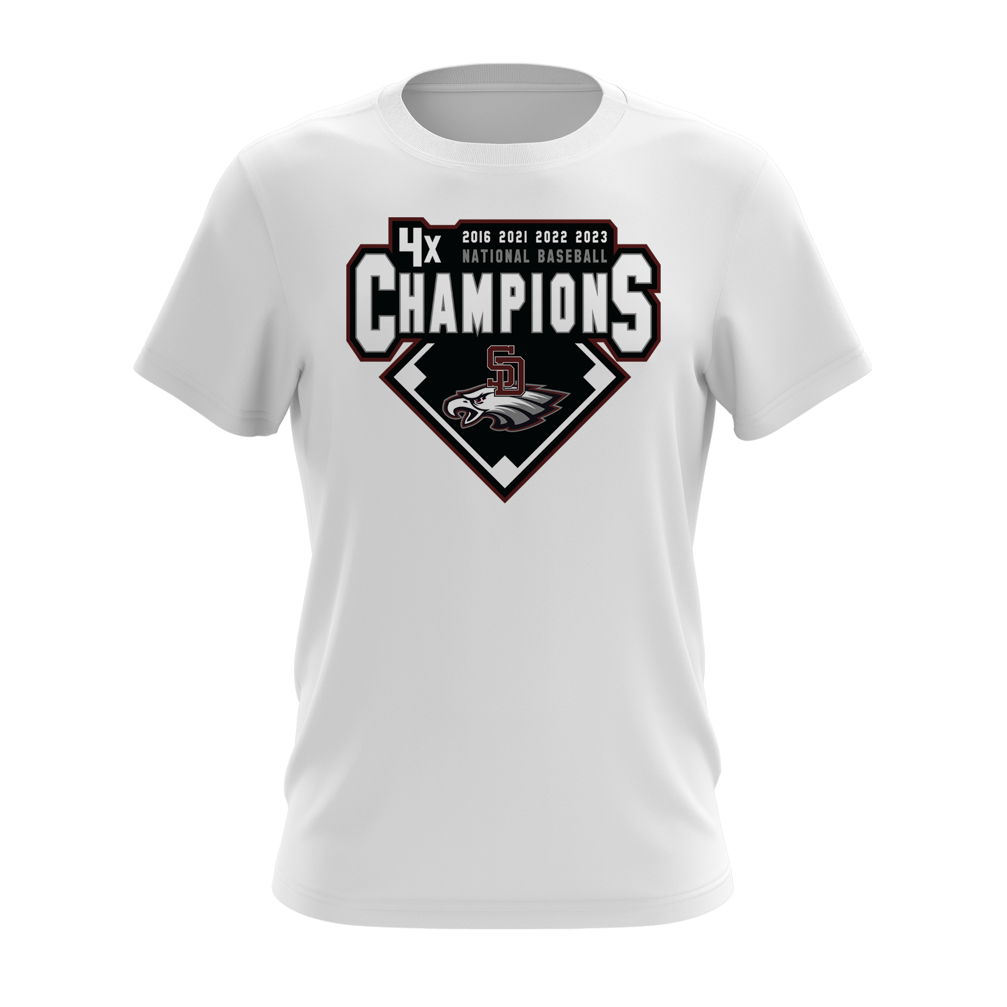Stoneman Douglas 4x National Champions Logo Shirt