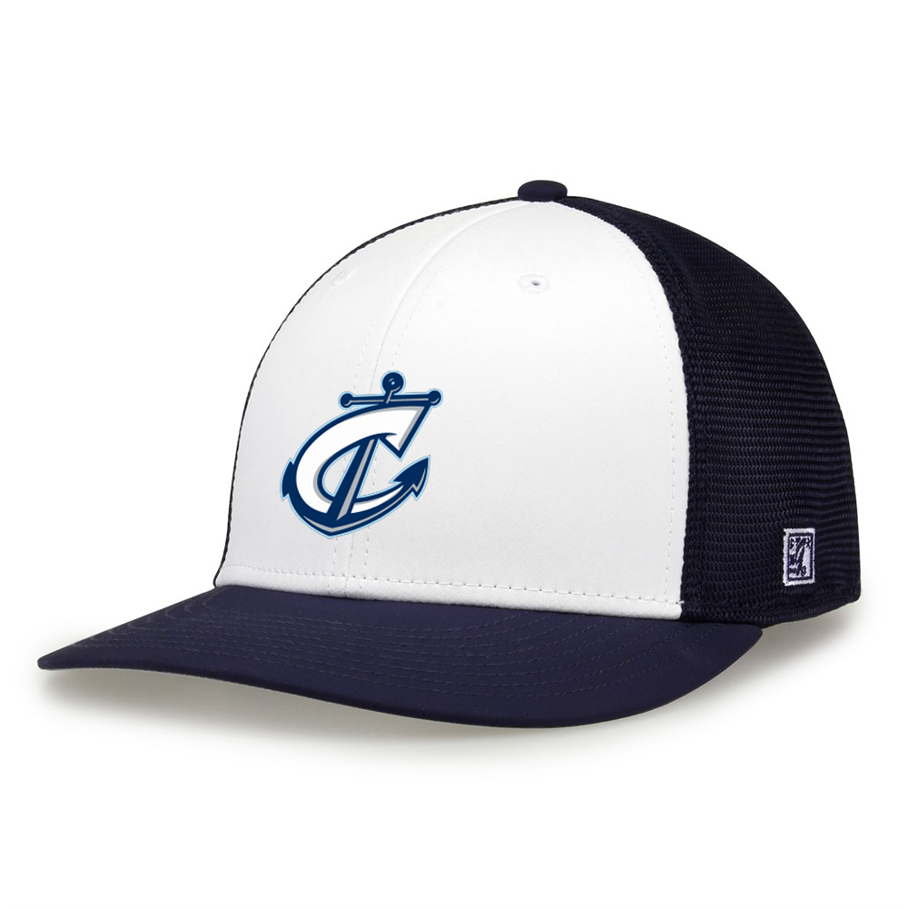 Coral Springs Clippers Snapback Hat Navy Bill / Navy Mesh
