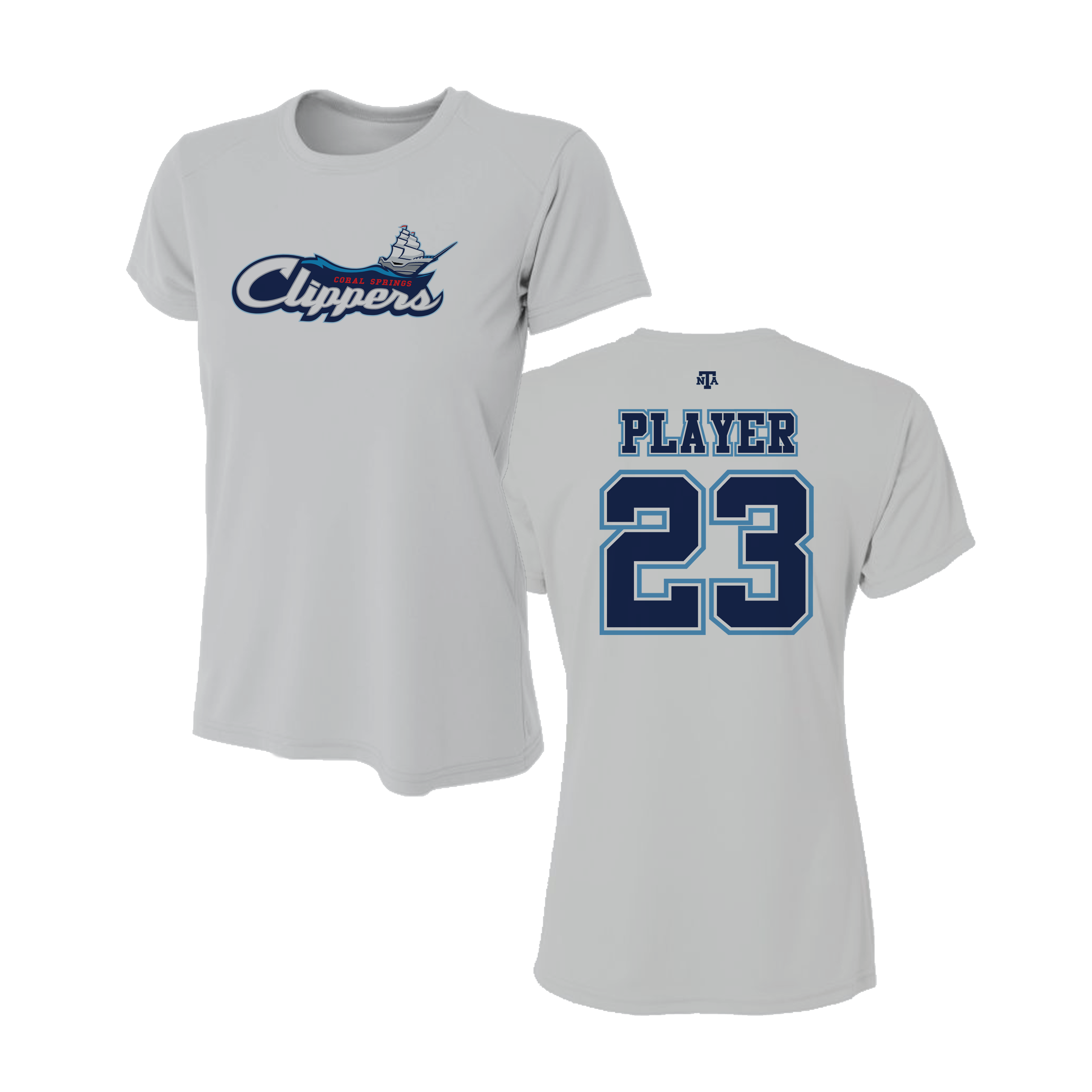 Coral Springs Clippers Women's Short Sleeve Shirt V2