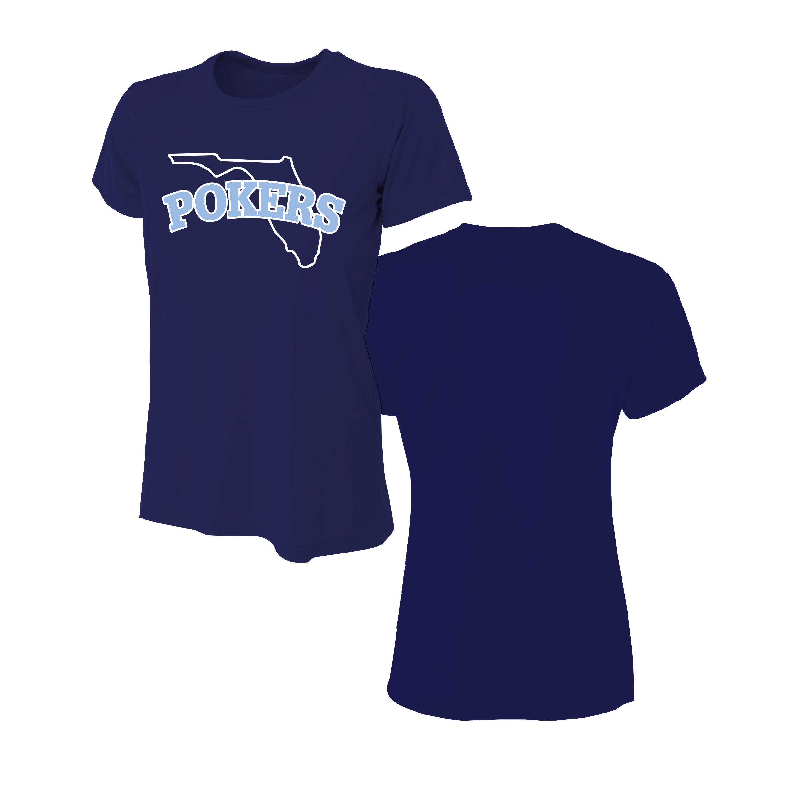 Original Florida Pokers Women's Short Sleeve Shirt DTF