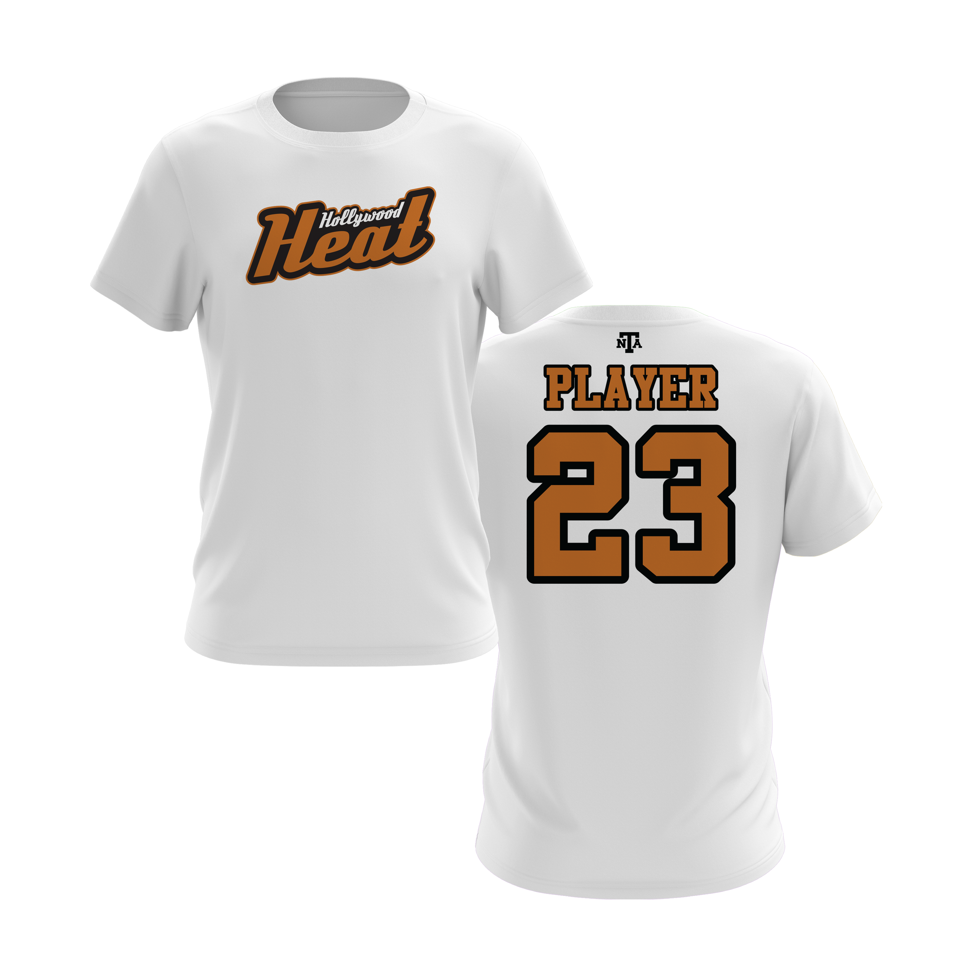 Hollywood Heat Short Sleeve White Shirt V1