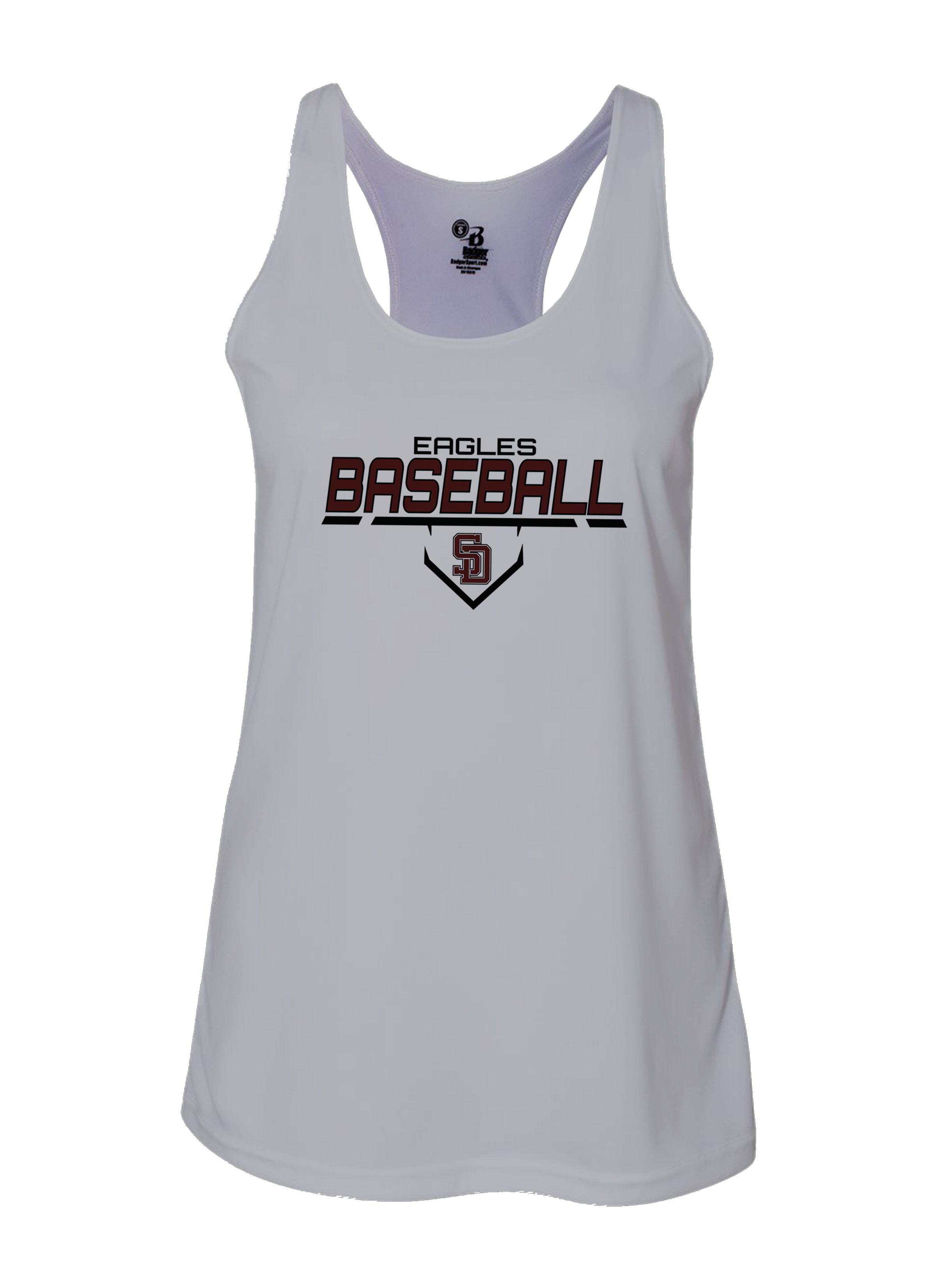 Stoneman Douglas Baseball Logo Women's Tank Top V2