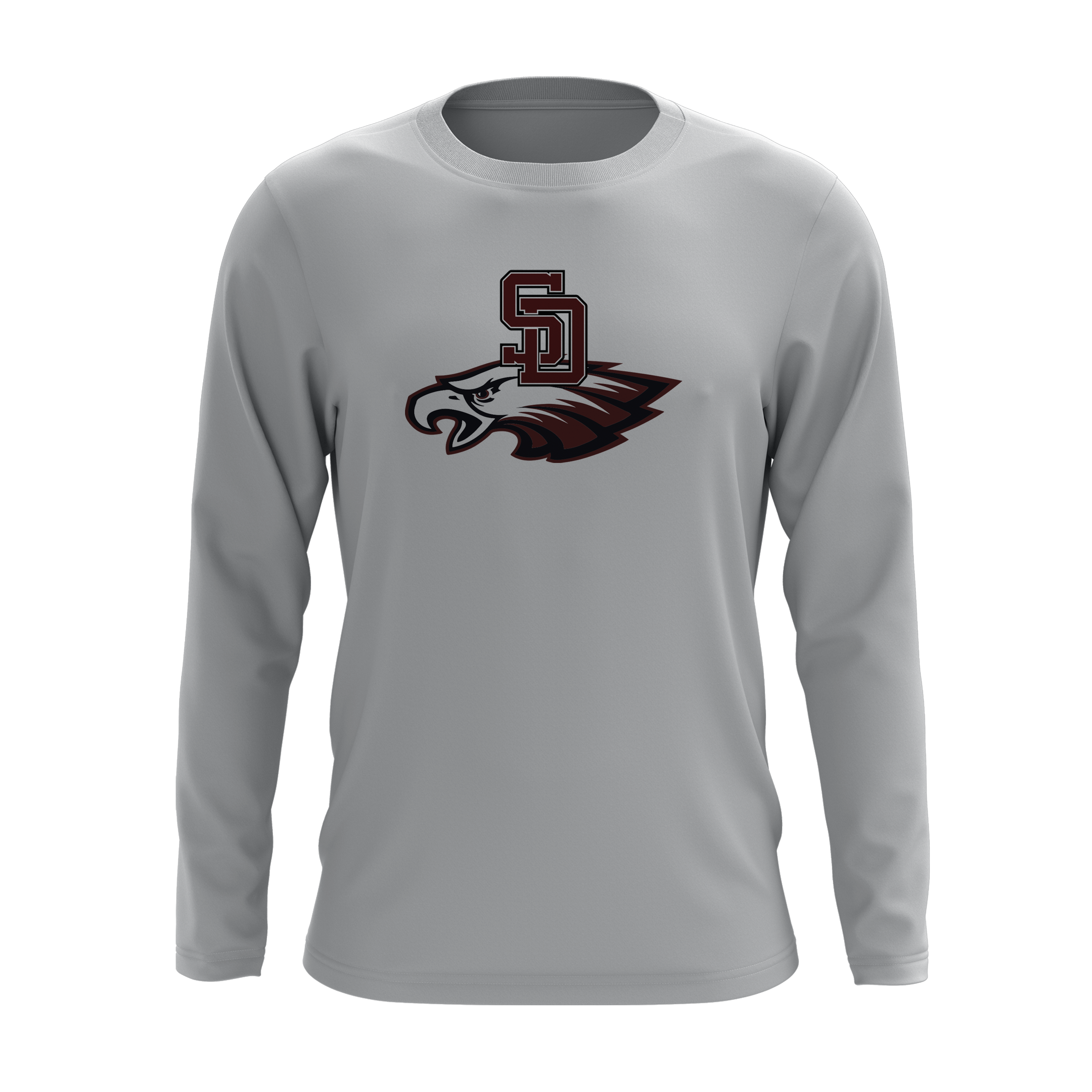 Stoneman Douglas Eagles Baseball Logo Long Shirt V1
