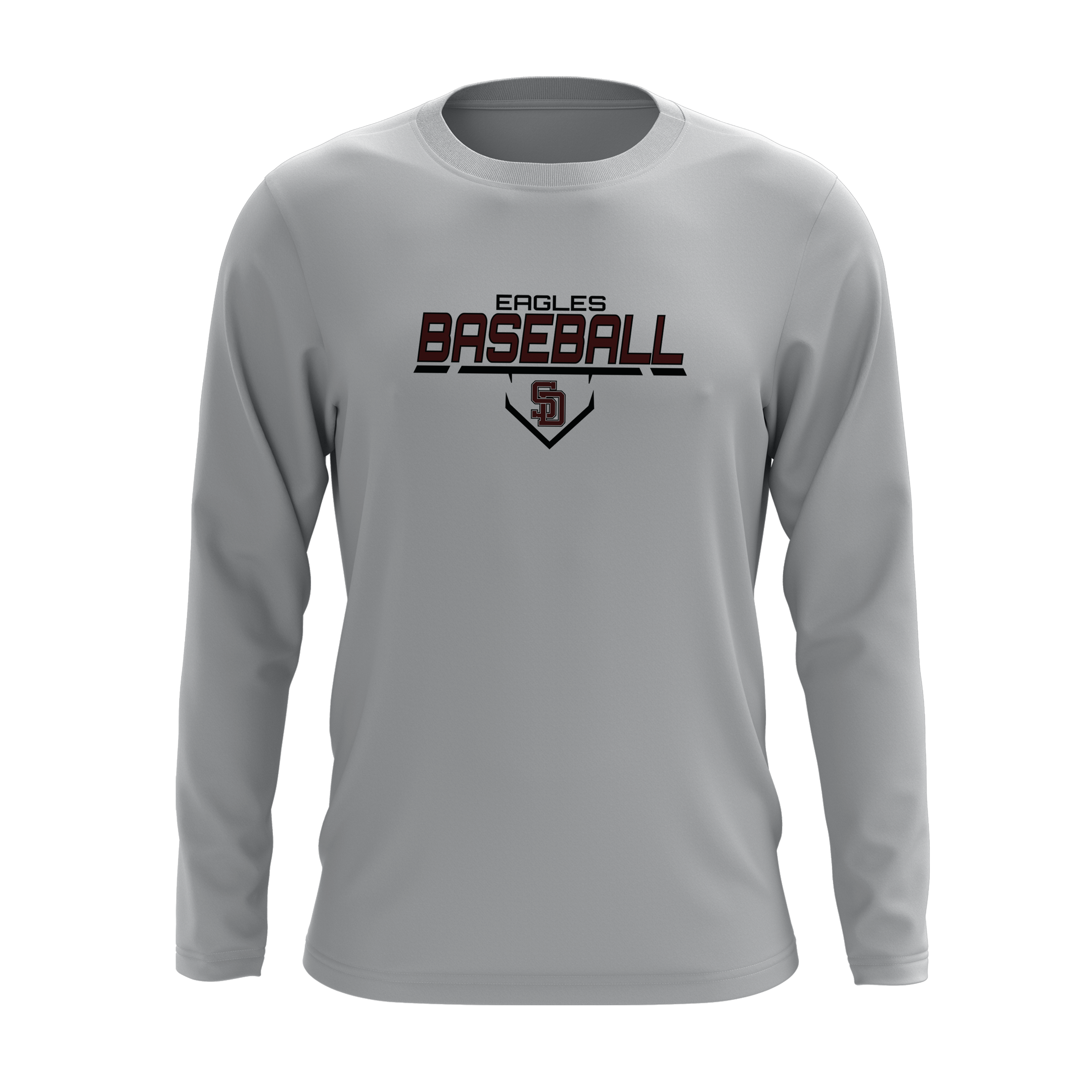 Stoneman Douglas Eagles Baseball Logo Long Shirt V2