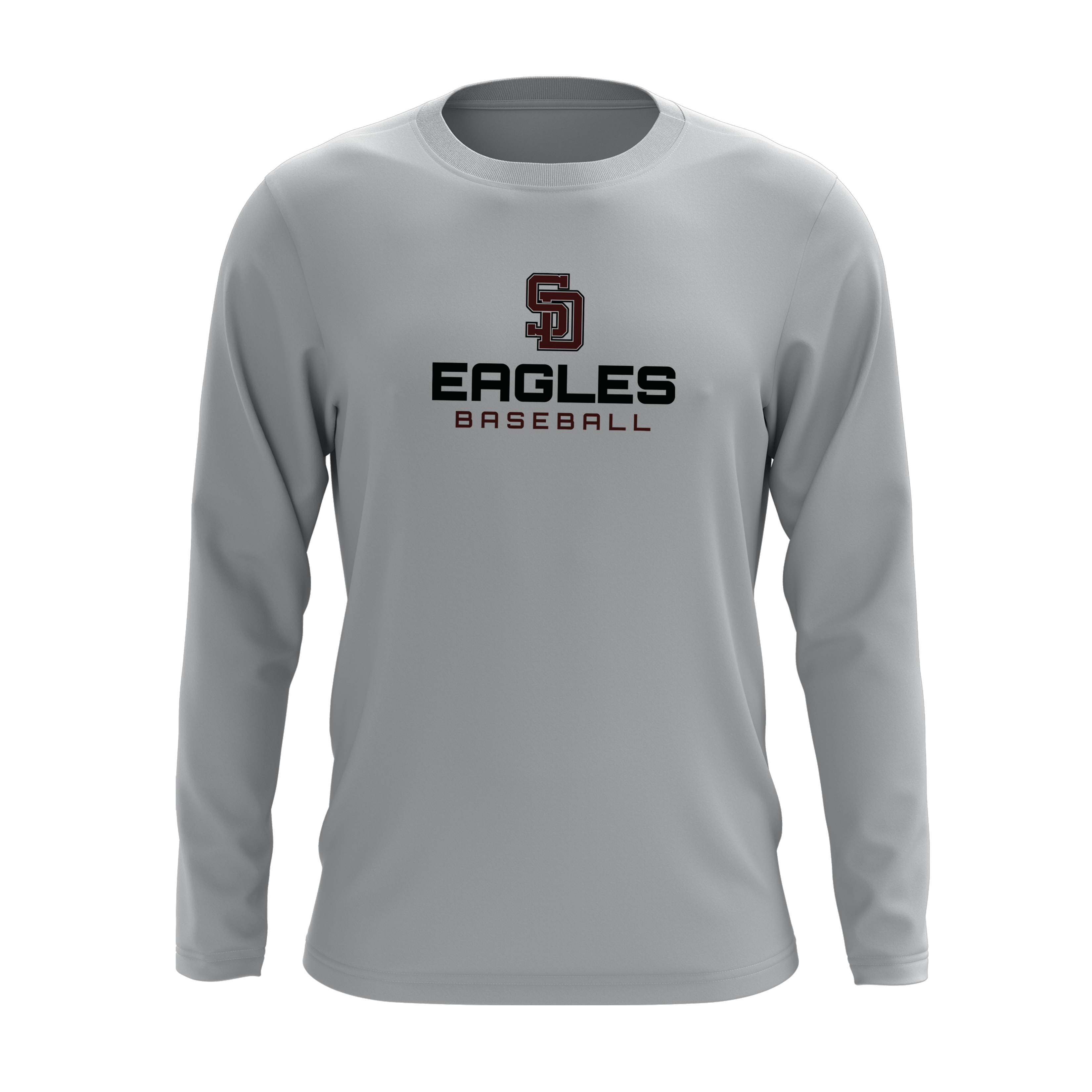 Stoneman Douglas Eagles Baseball Logo Long Shirt V3