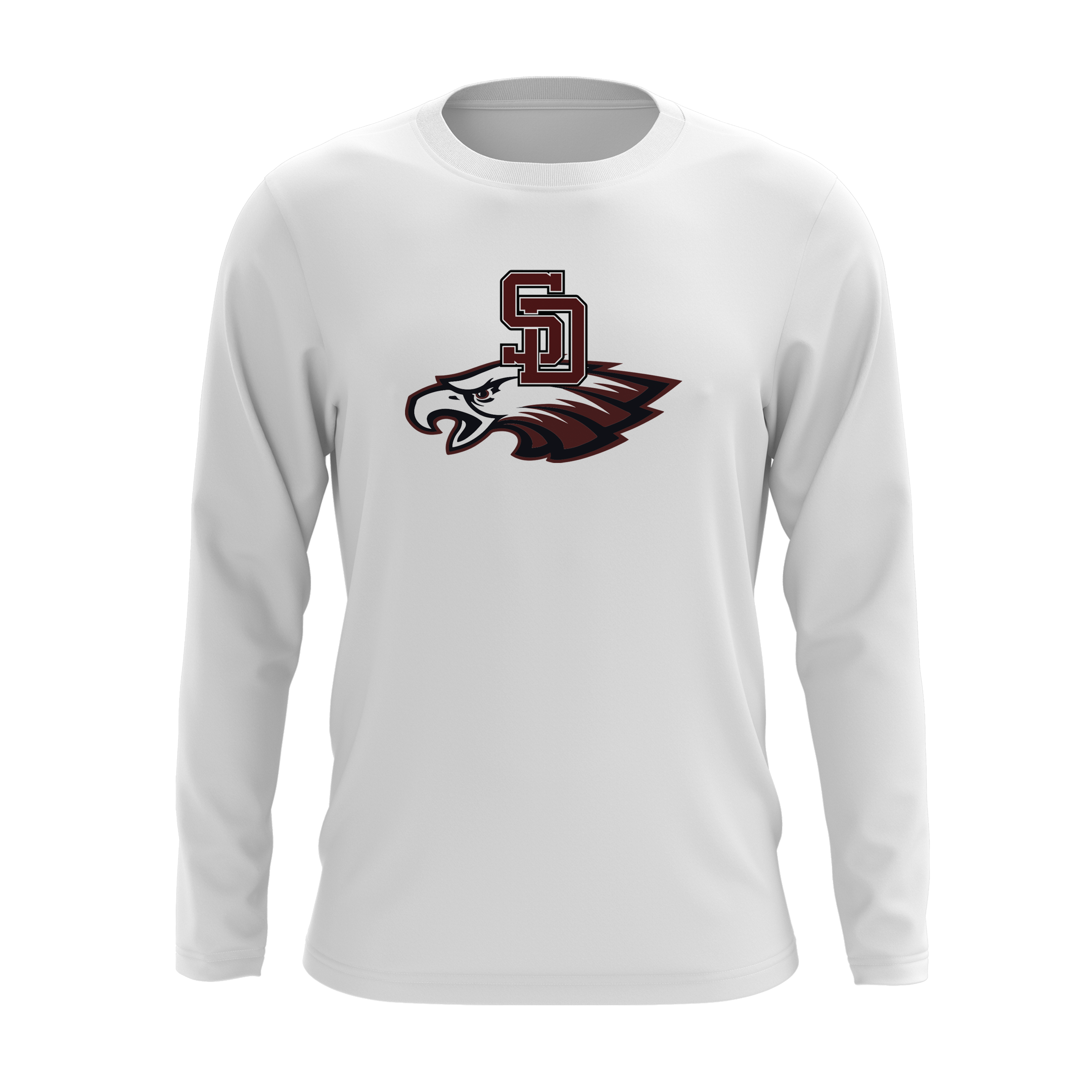 Stoneman Douglas Eagles Baseball Logo Long Shirt V1
