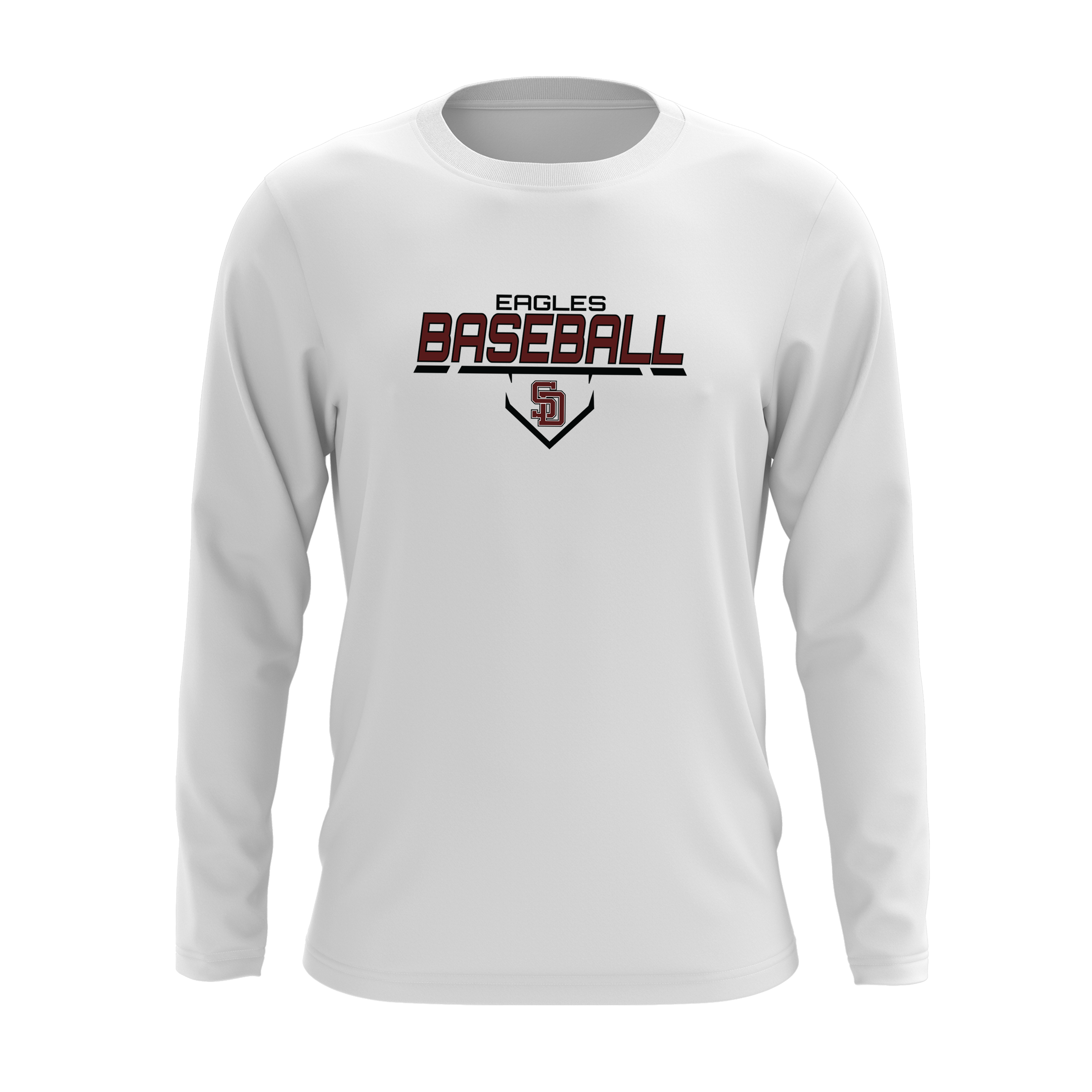Stoneman Douglas Eagles Baseball Logo Long Shirt V2