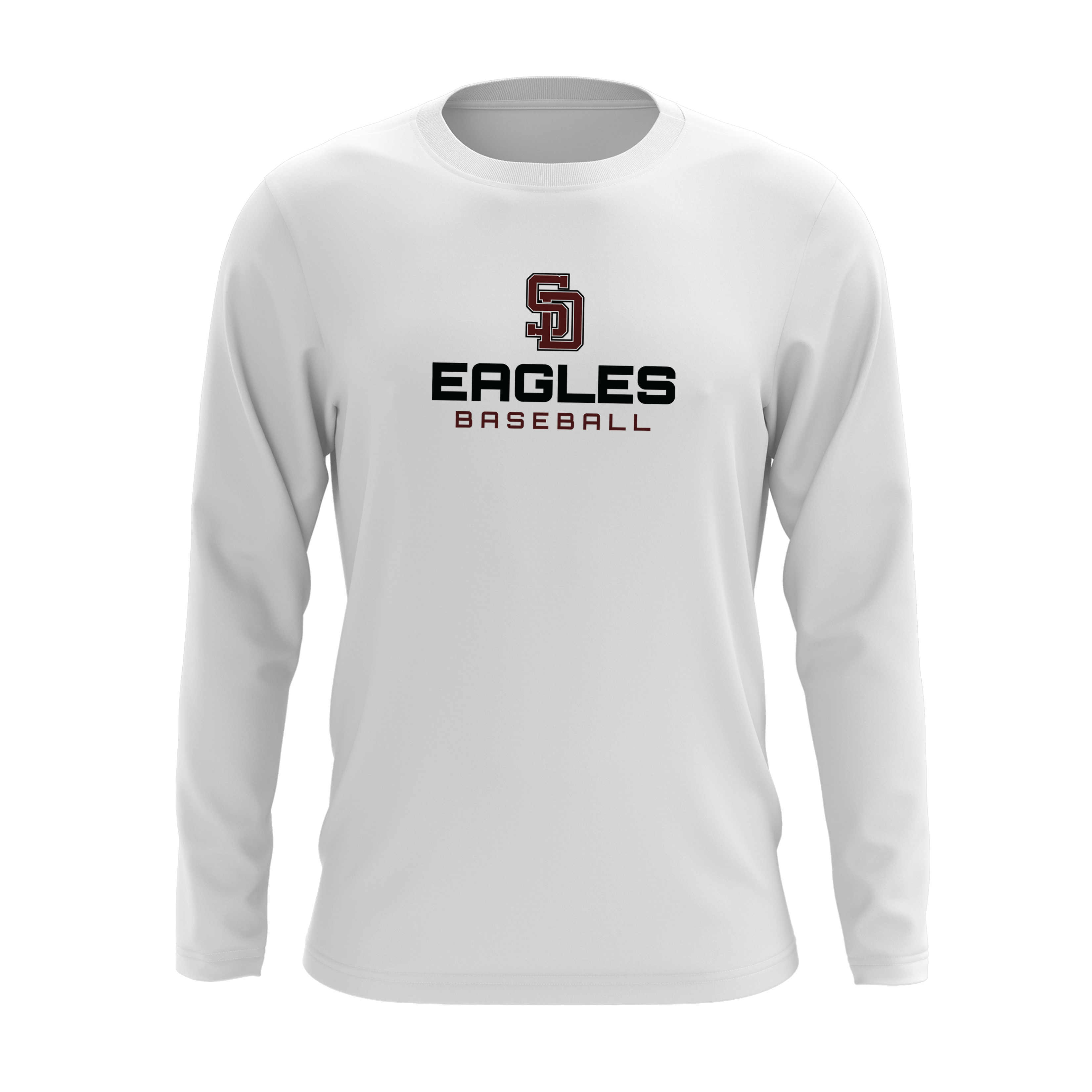 Stoneman Douglas Eagles Baseball Logo Long Shirt V3