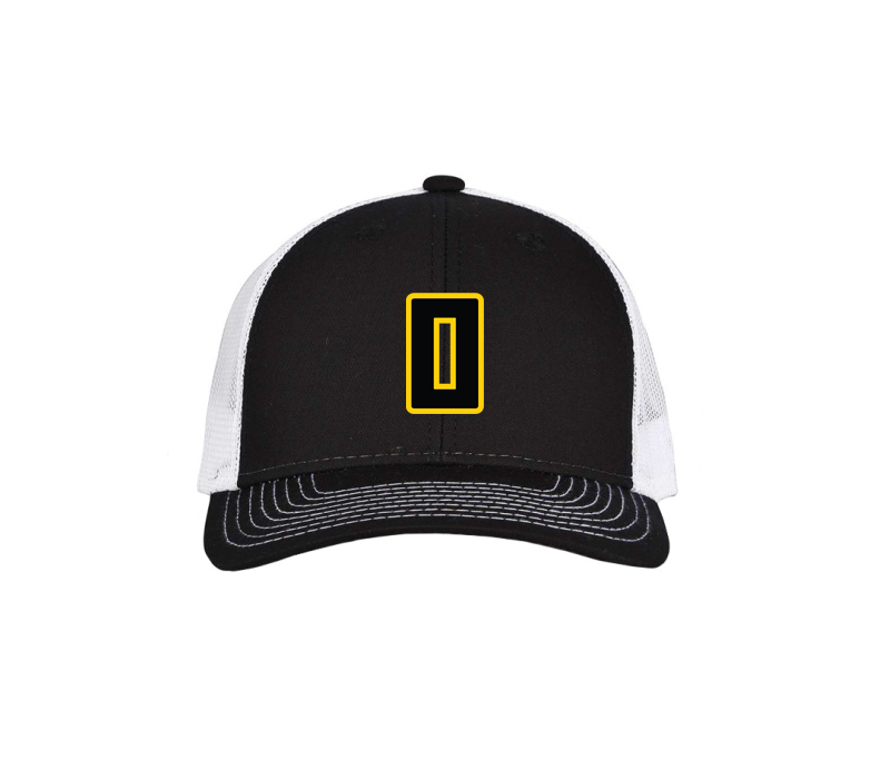 SC Outkast Snapback Hat Black Bill / White Mesh