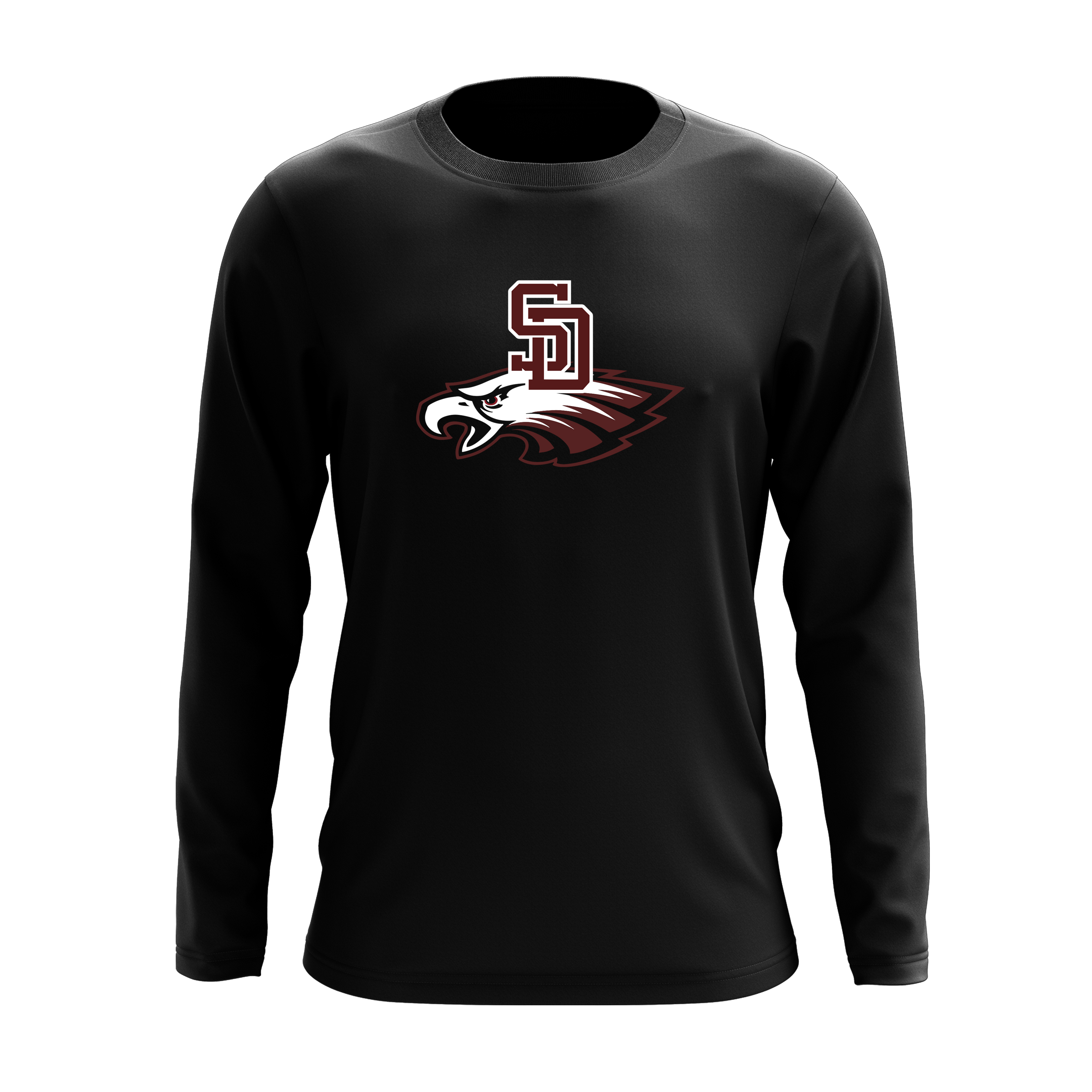 Stoneman Douglas Eagles Baseball Logo Long Shirt V1