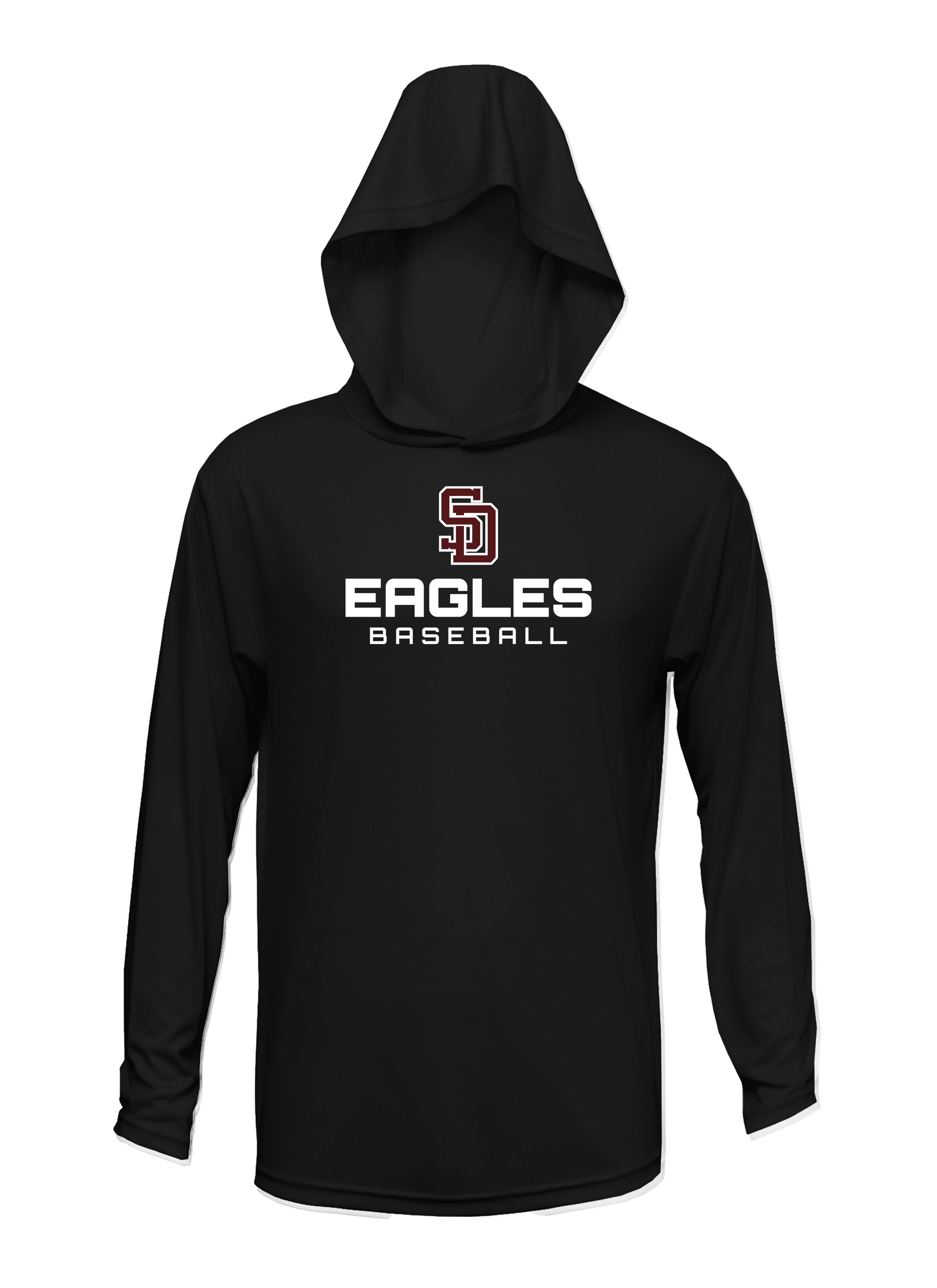 Stoneman Douglas Eagles Baseball Lightweight Hoodie V3