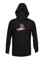 Stoneman Douglas Eagles Baseball Lightweight Hoodie V1