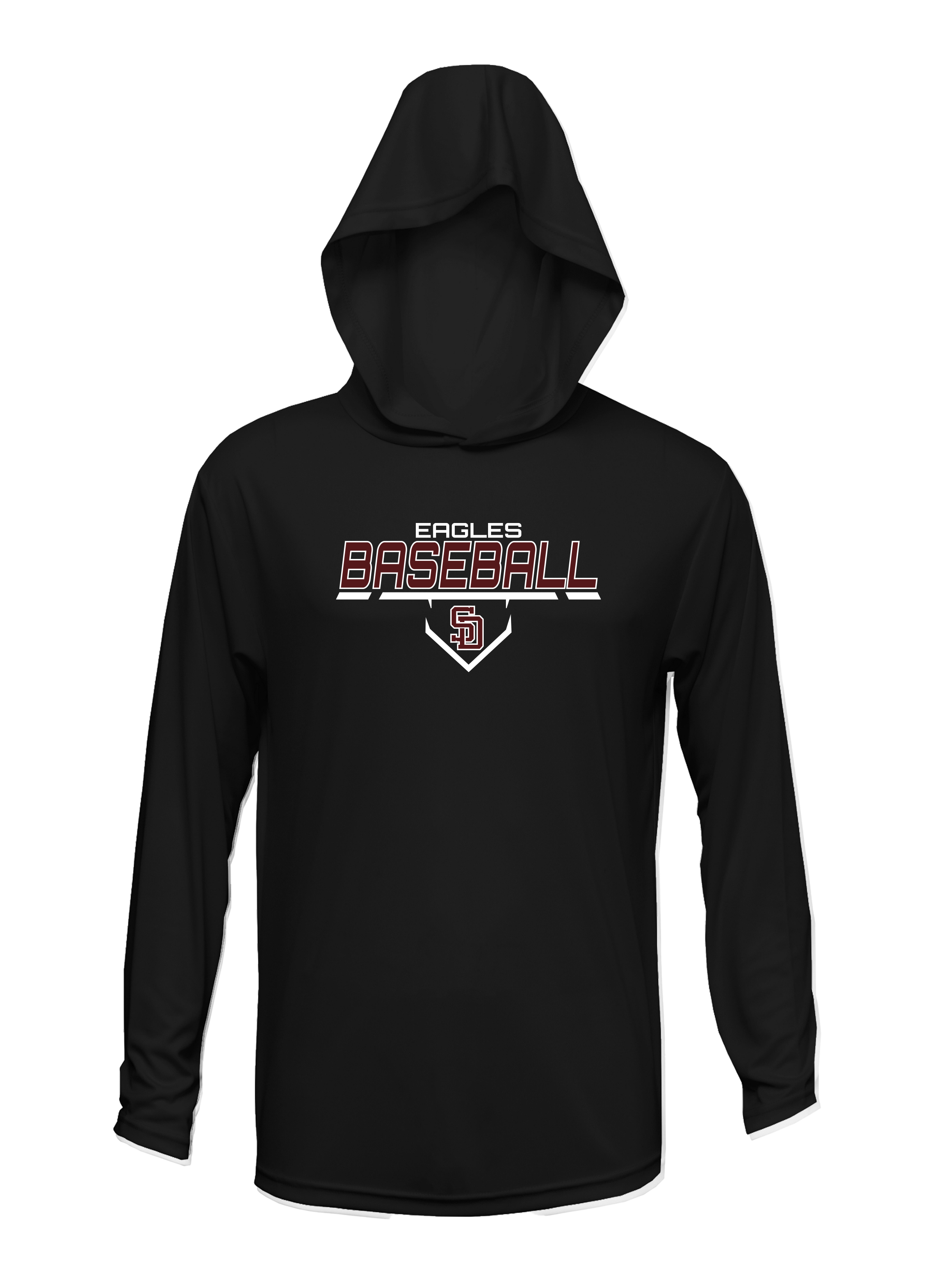 Stoneman Douglas Eagles Baseball Lightweight Hoodie V2