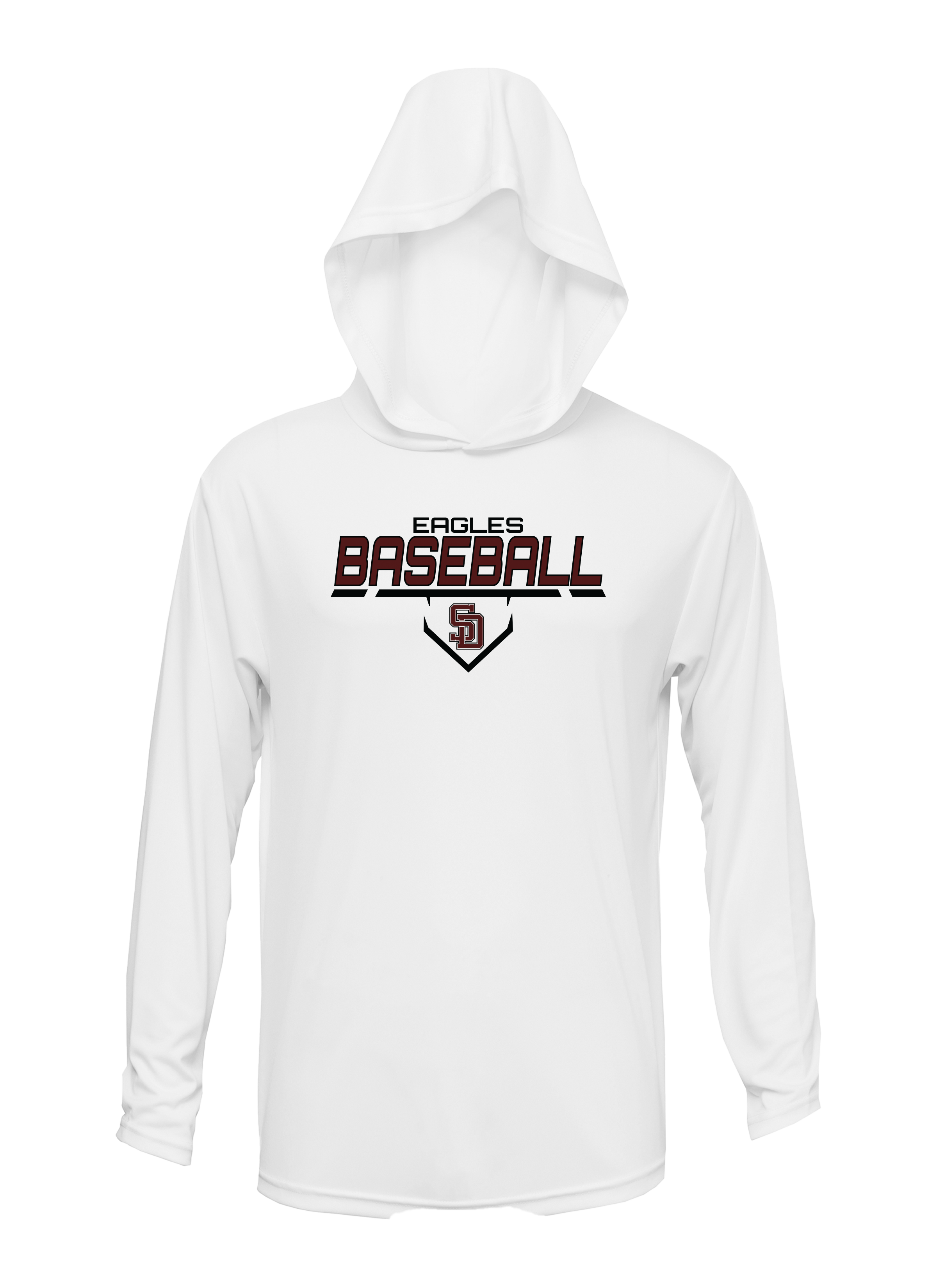 Stoneman Douglas Eagles Baseball Lightweight Hoodie V2