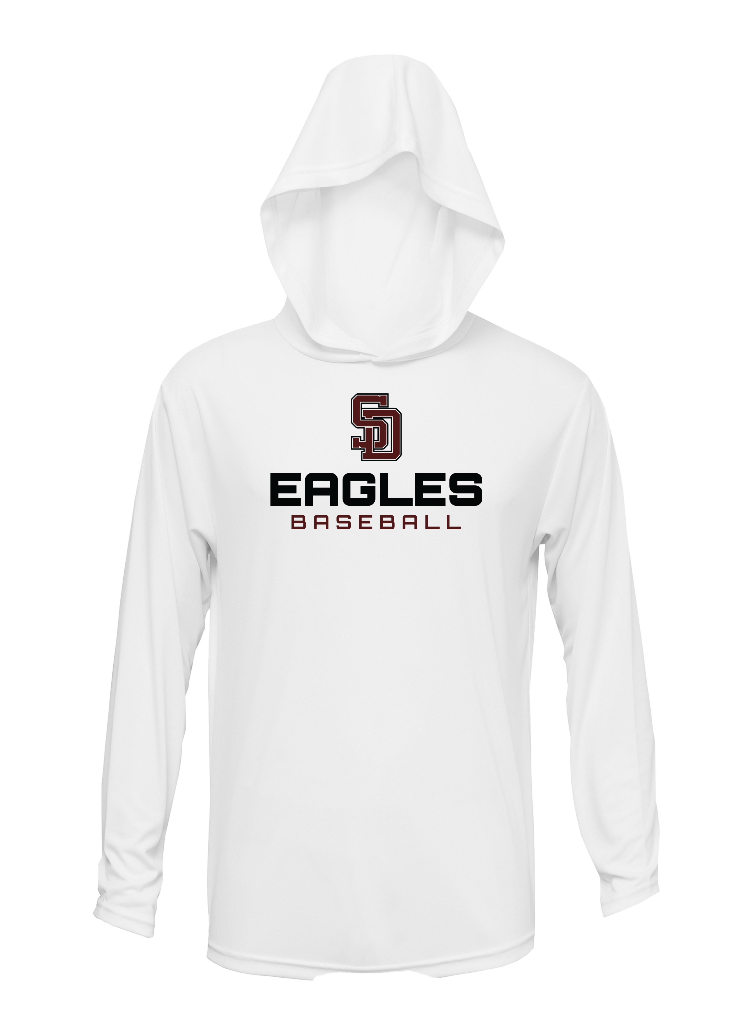 Stoneman Douglas Eagles Baseball Lightweight Hoodie V3