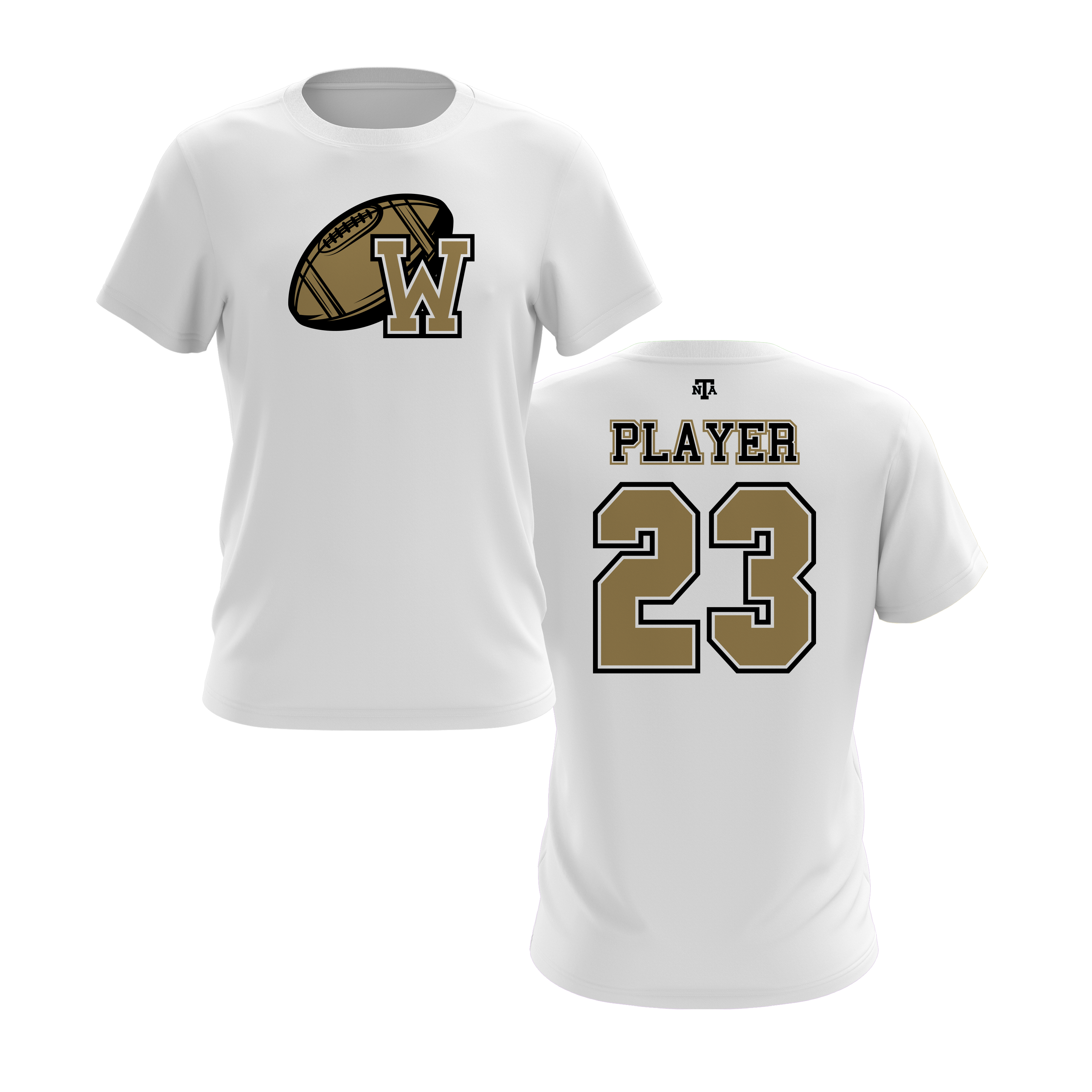 Wanaque Warriors Football Short Sleeve V2