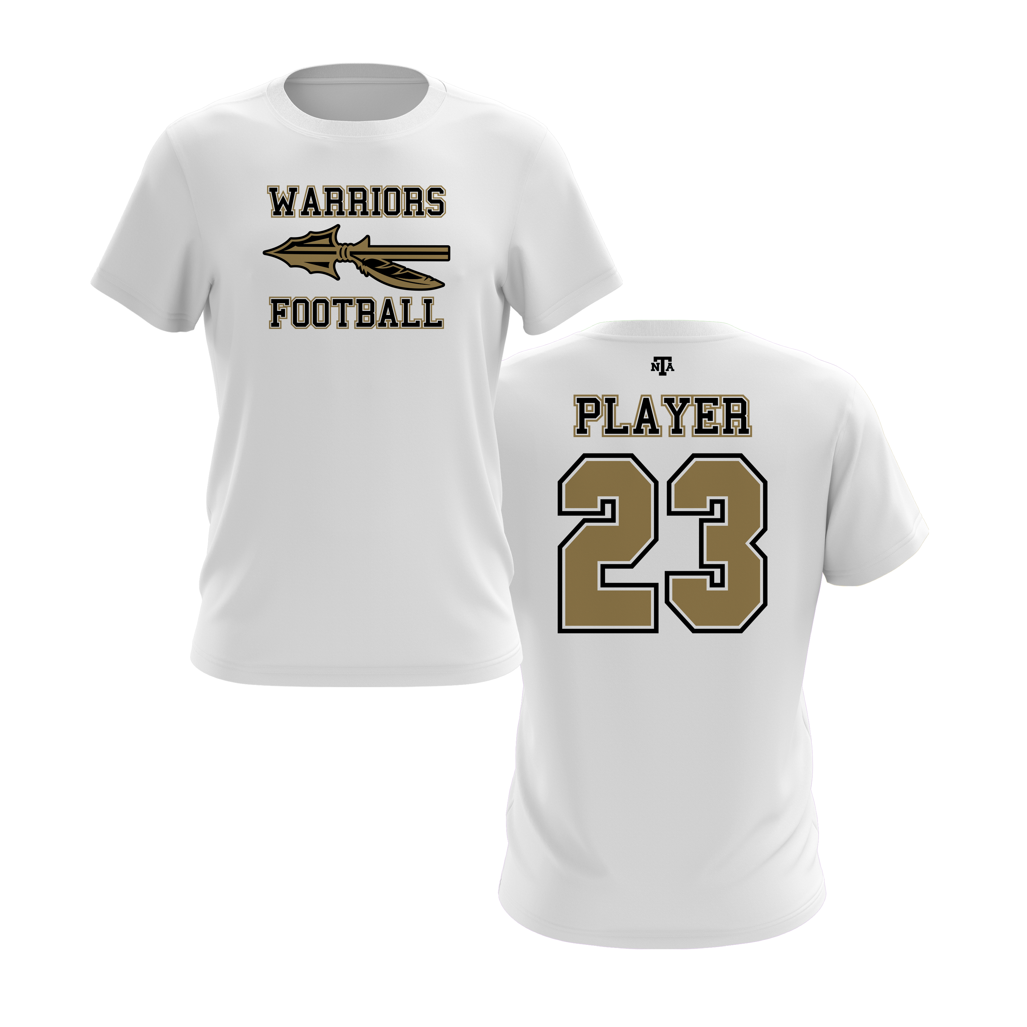 Wanaque Warriors Football Short Sleeve V3