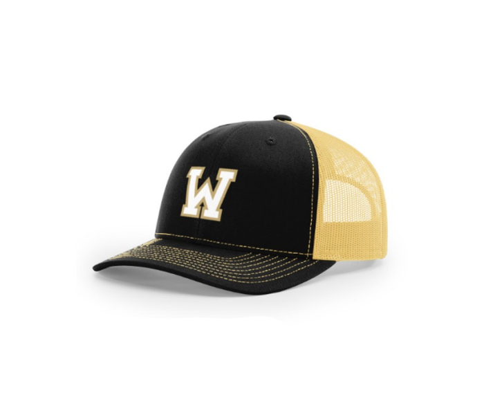 Wanaque Warriors Snapback Hat Black / Vegas Gold
