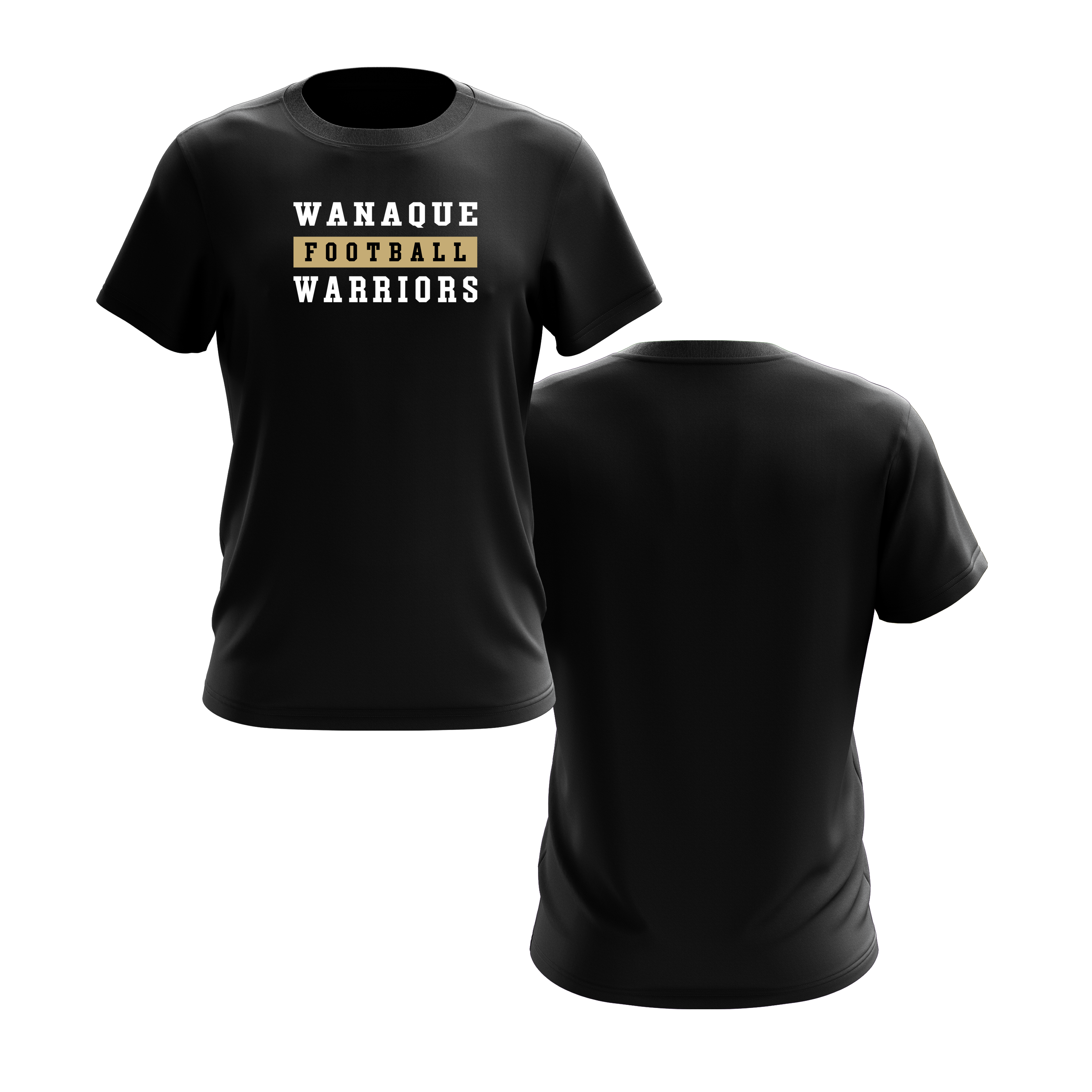 Wanaque Warriors Football Short Sleeve Shirt DTF