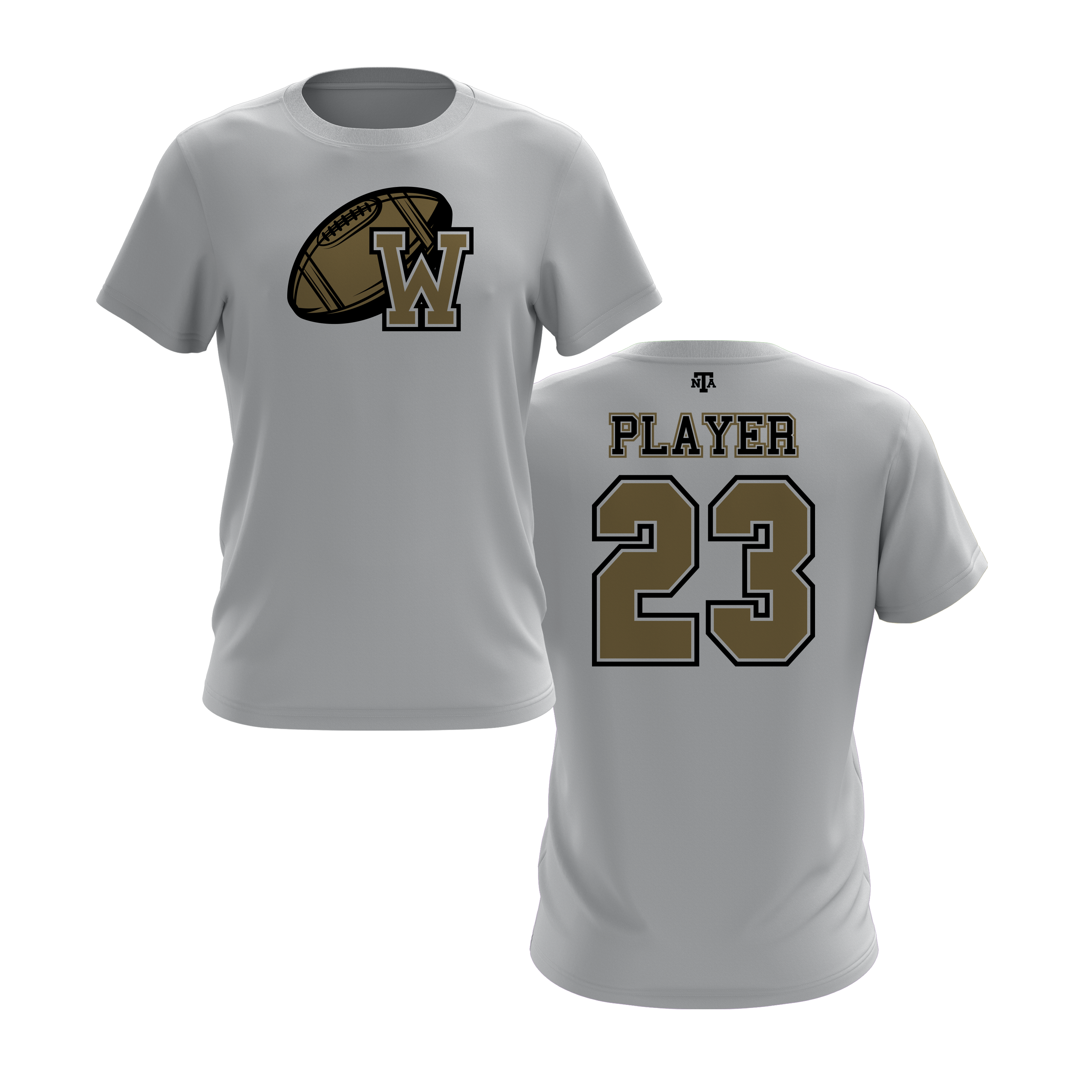 Wanaque Warriors Football Short Sleeve V2