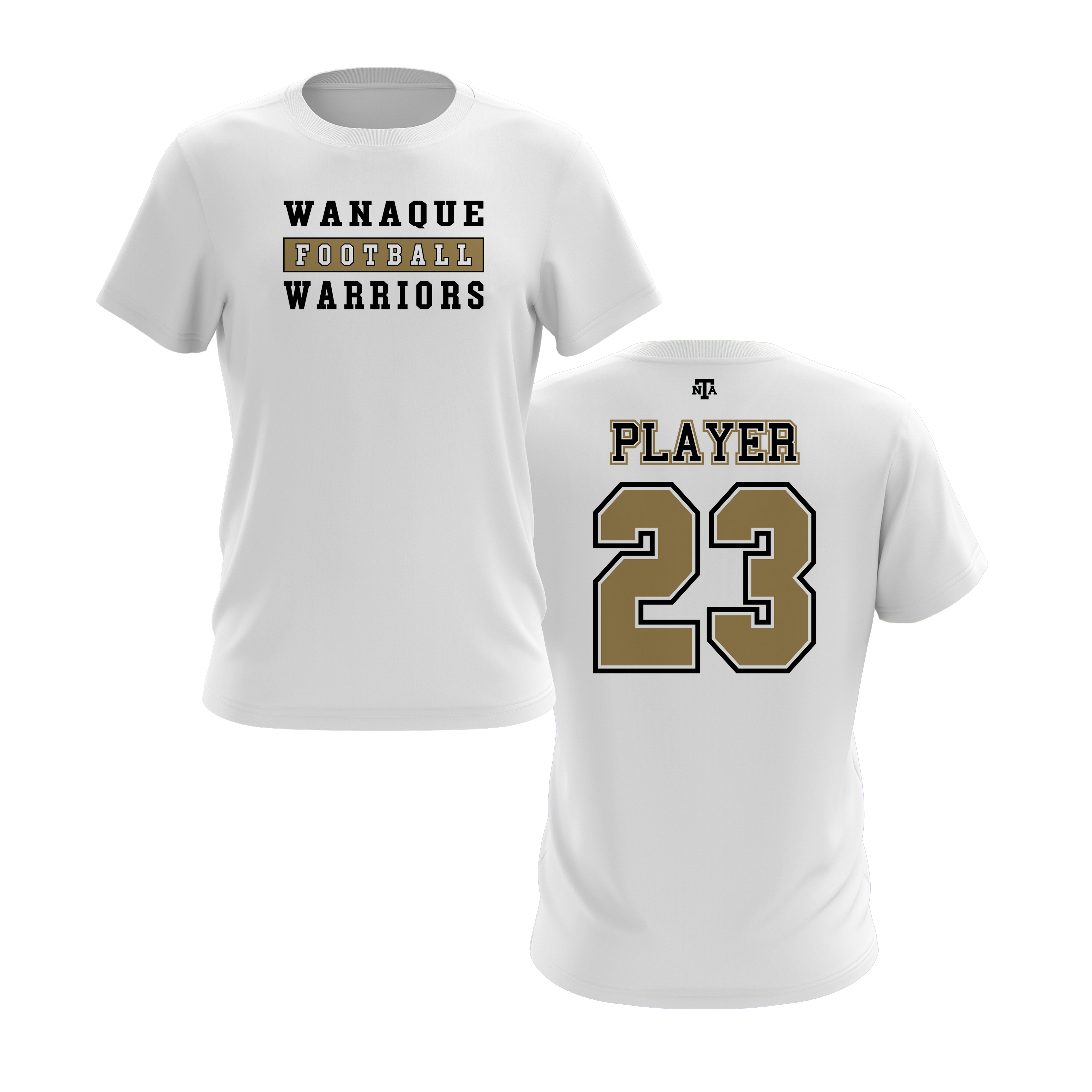 Wanaque Warriors Football Short Sleeve V1