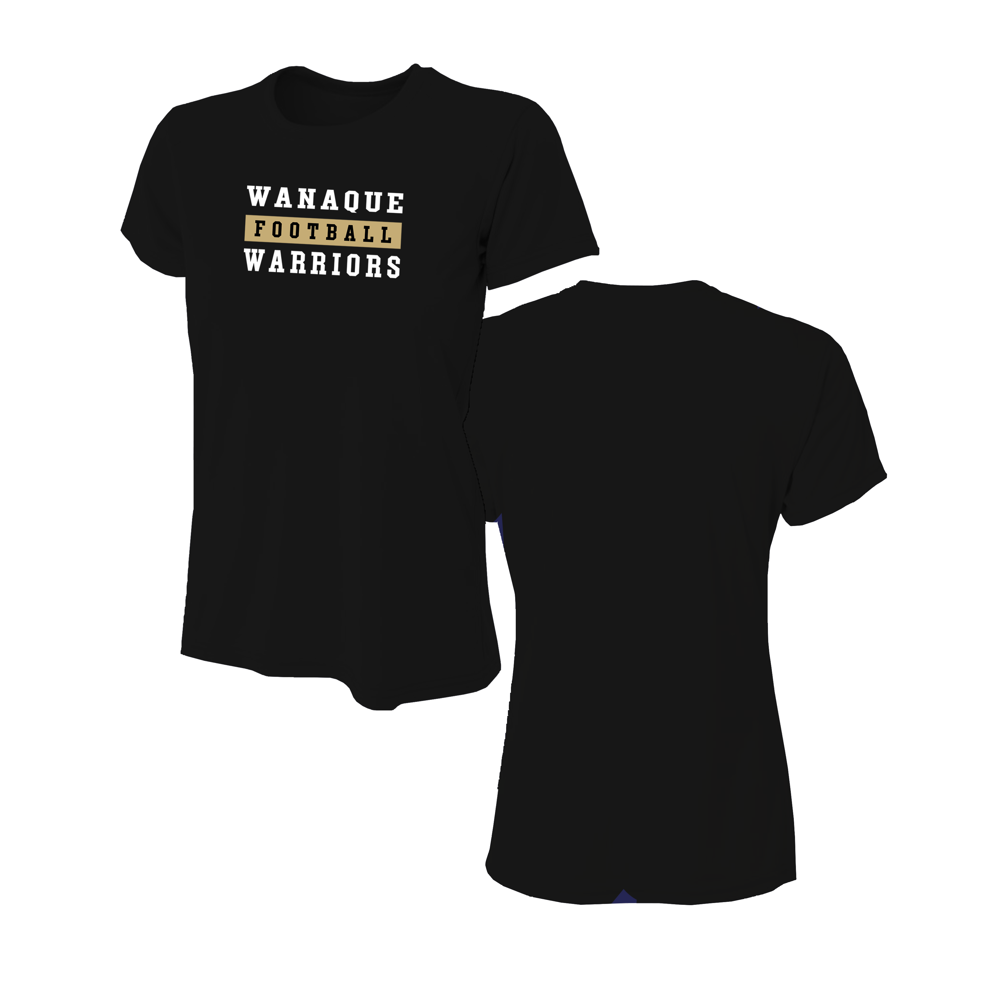 Wanaque Warriors Football Women's Short Sleeve Shirt DTF